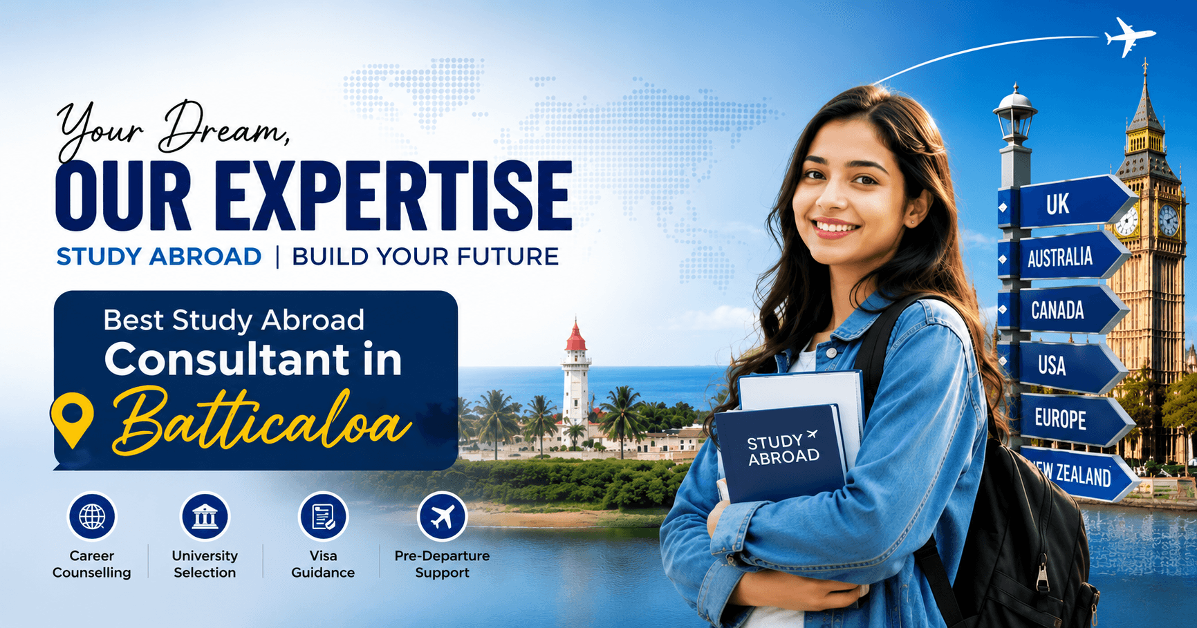 Best Study Abroad Consultant in Batticaloa